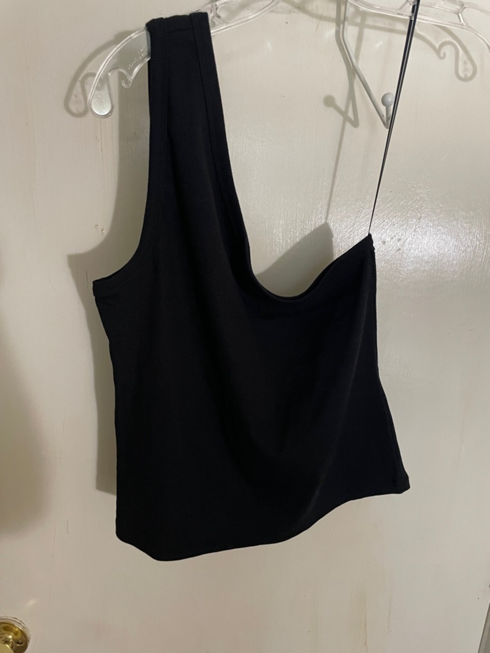 Pilcro Ribbed One-Shoulder Top - Picture 3 of 4